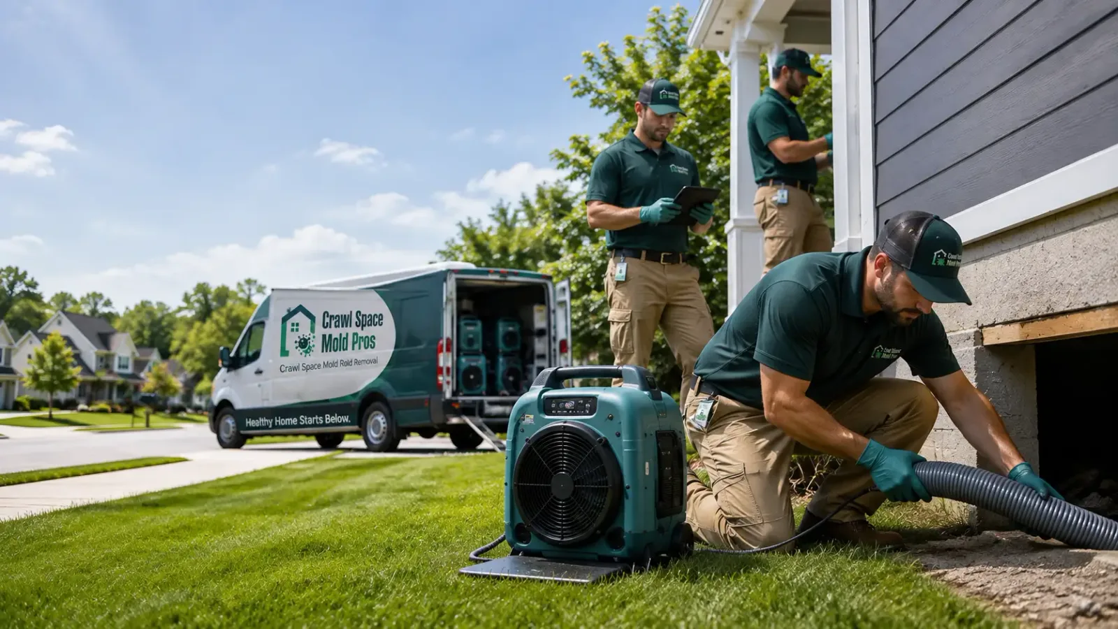 Crawl Space Mold Removal in Moline, KS